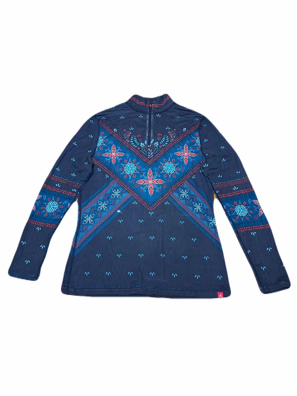Krimson Klover North Star 1/4 Zip Baselayer Long Sleeve in Navy, size Large